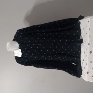 Something navy blouse